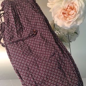 Zara Silk Pattern Pants